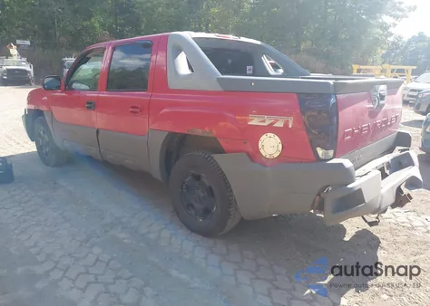 2002 Chevrolet Avalanche 1500 from USA, damaged, VIN 3GNEK13T72G320093